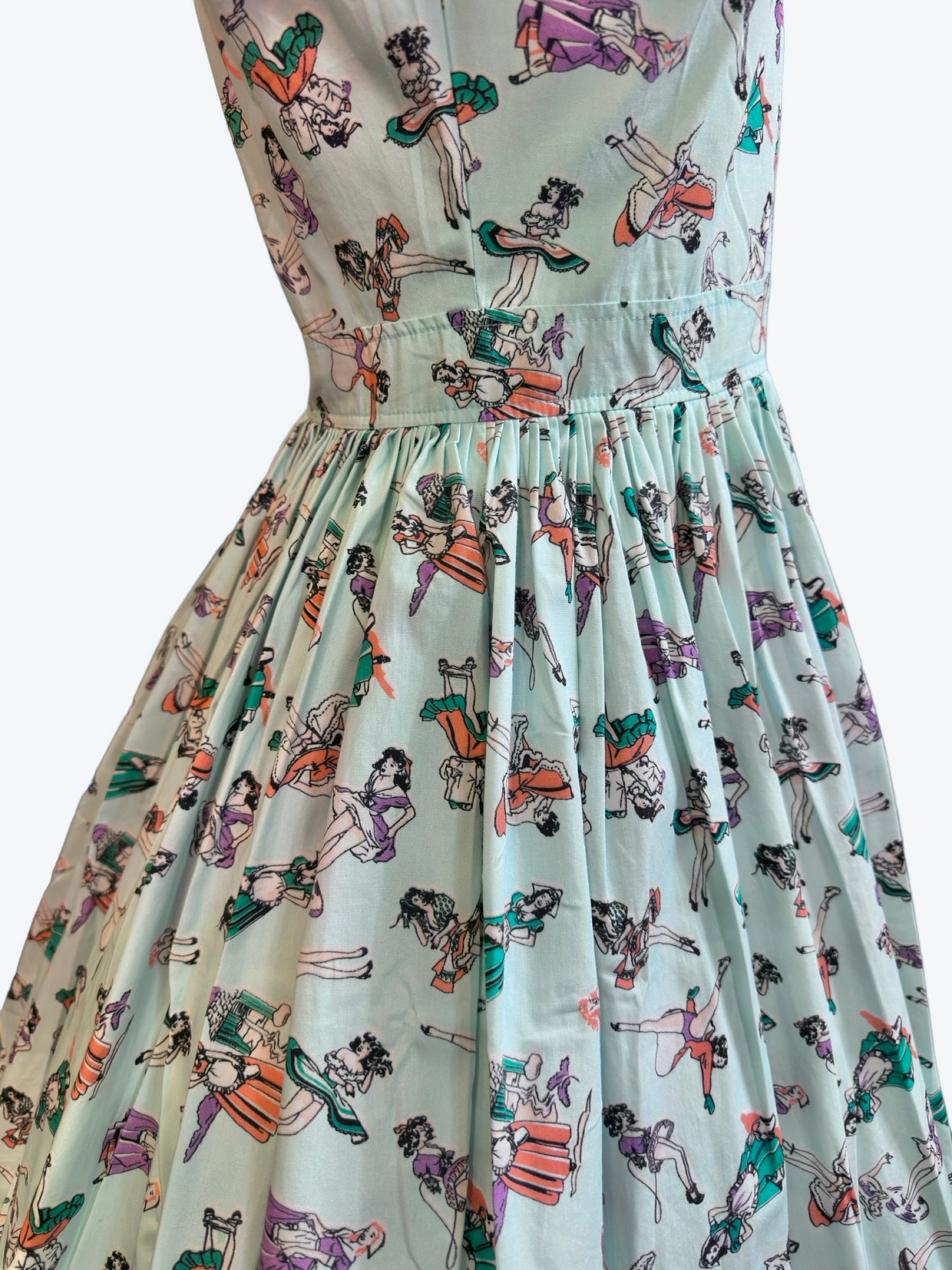 Joni Dress in Pin Up Girl Print